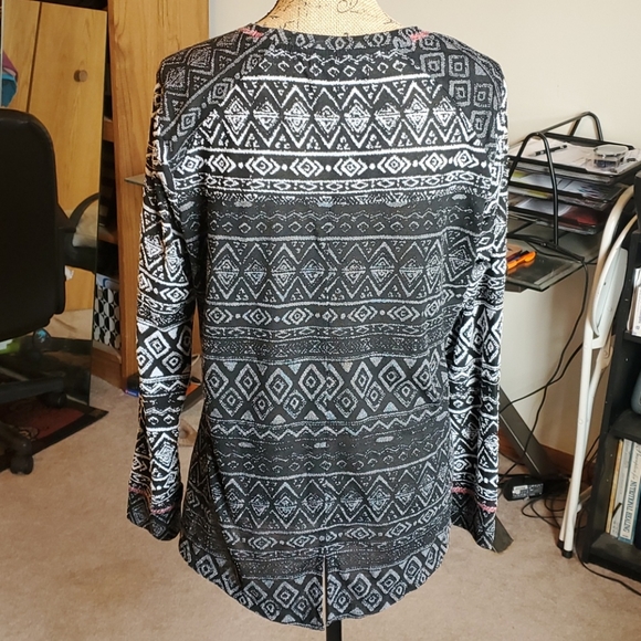 North River Outfitters Aztec print tunic size XL - Picture 4 of 12